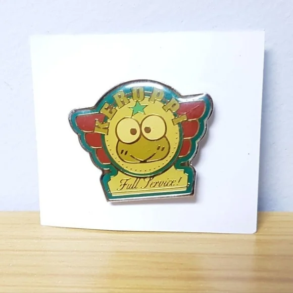 Sanrio Keroppi Frog Full Service!‎ Pin 1988 1997 Vintage